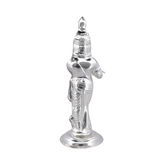 Silver Krishna Idol